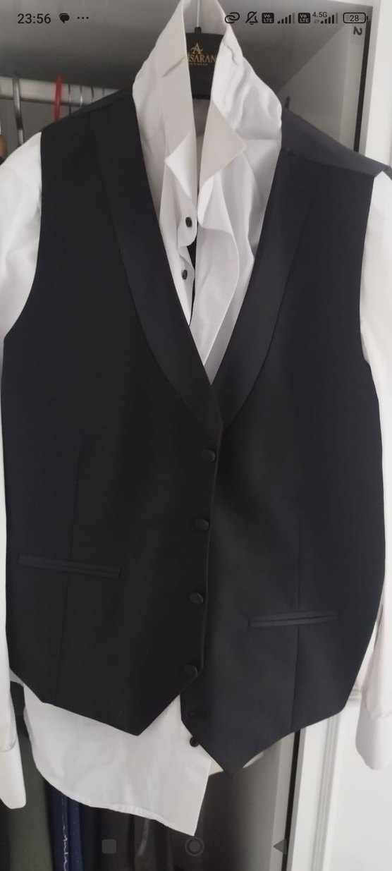 Siyah Modern Klasik Damatlık Takım Elbise - Görsel 3