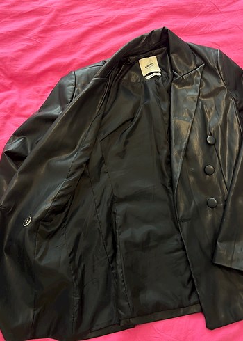 Koton Suni deri kpton blazer ceket