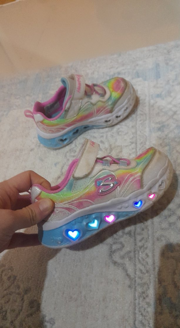 Kız Çocuk Renkli Bağcıklı Sneaker - Görsel 4