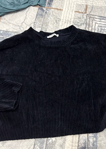 Kadın Siyah  Salaş bluz - Görsel 3