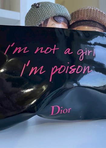 Dior Koyu Pembeli makyaj çantası - Görsel 4