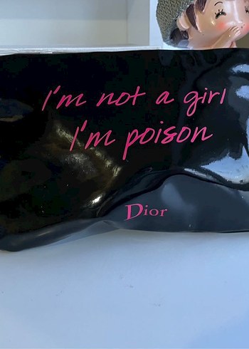 Dior Koyu Pembeli makyaj çantası - Görsel 2