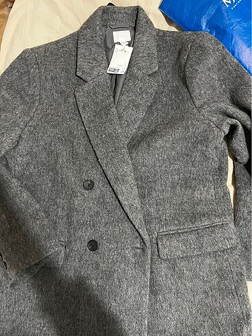 H&m yün karışımlı blazer