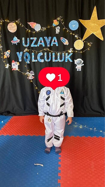 Çocuk astronot kıyafeti 4-5 yaş