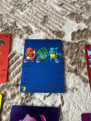  Beden Renk Pokemon kartı