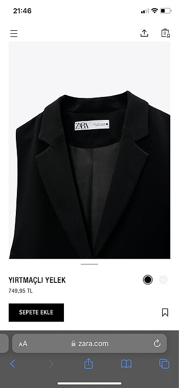 Zara Yırtmaçlı yekek