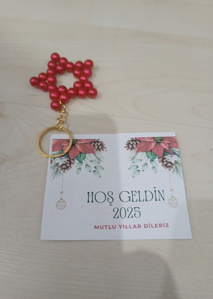 Anahtarlık 2025 yeni yıl - Görsel 2