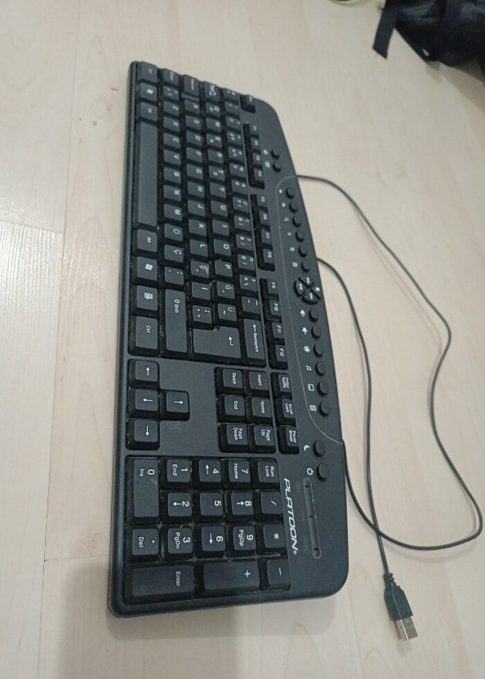 Kablolu klavye USB girişli - Görsel 2