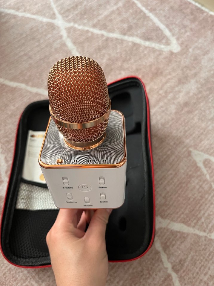 Kahverengi bloototh Kablosuz Mikrofon - Görsel 2