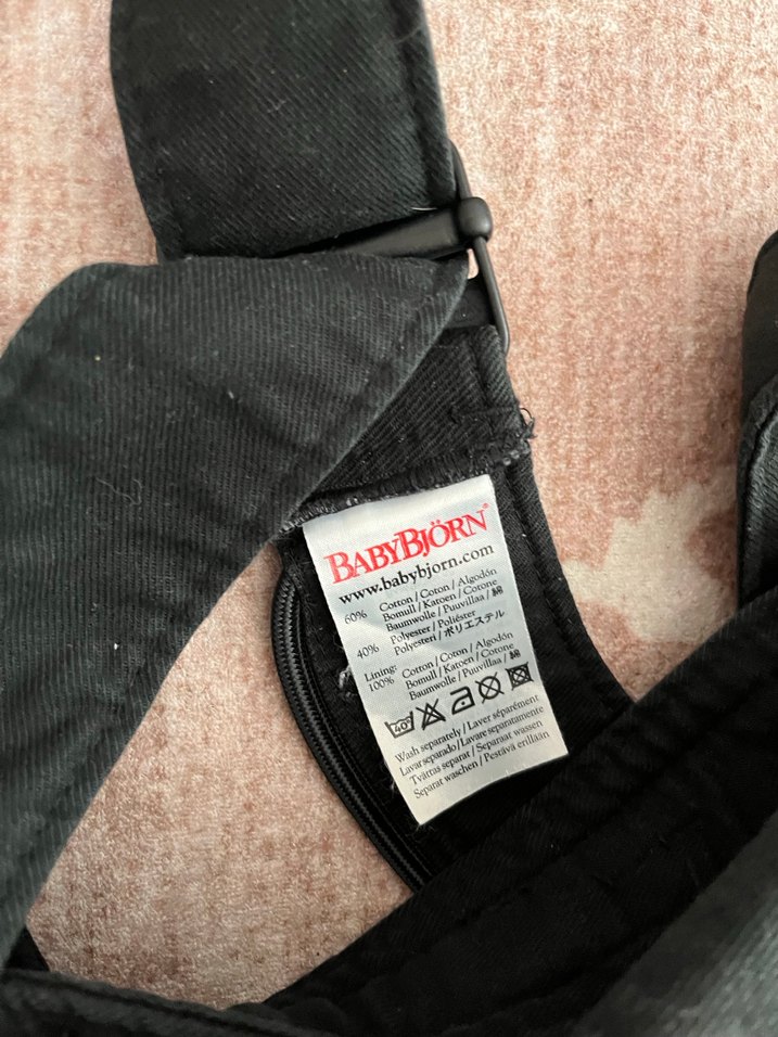 Siyah Bebek Kanguru Taşıyıcı - Görsel 3