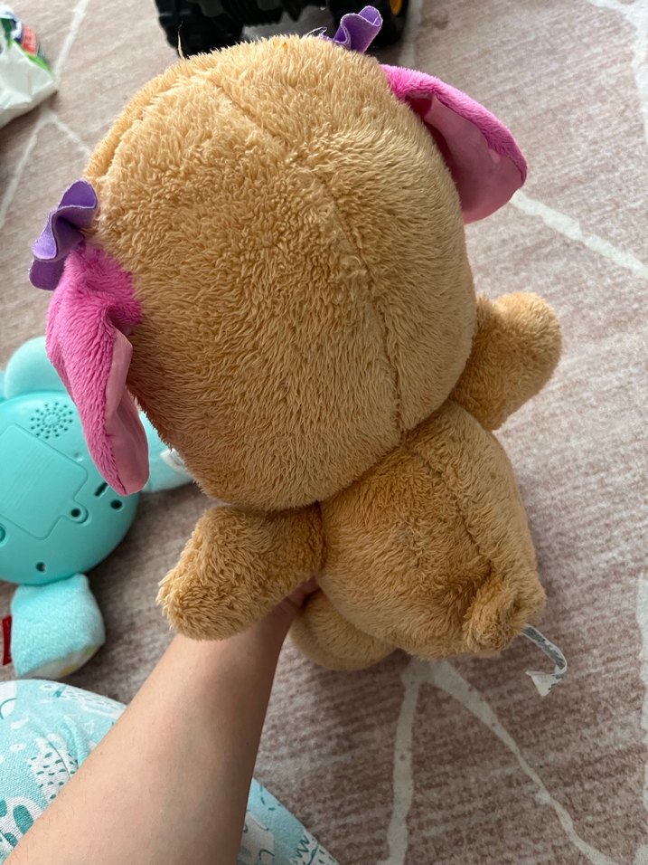 Renkli Eğitici Peluş Oyuncak Köpek - Görsel 3