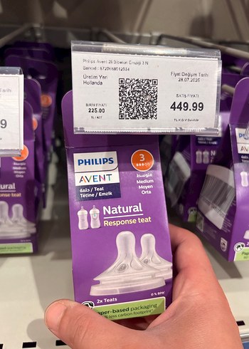 Philips Philips Avent Orta Akışlı Biberon Emziği 2'li