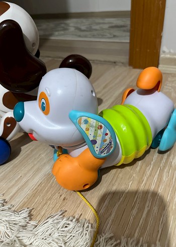 Renkli Çek-Çek Köpek Oyuncakları - Görsel 3