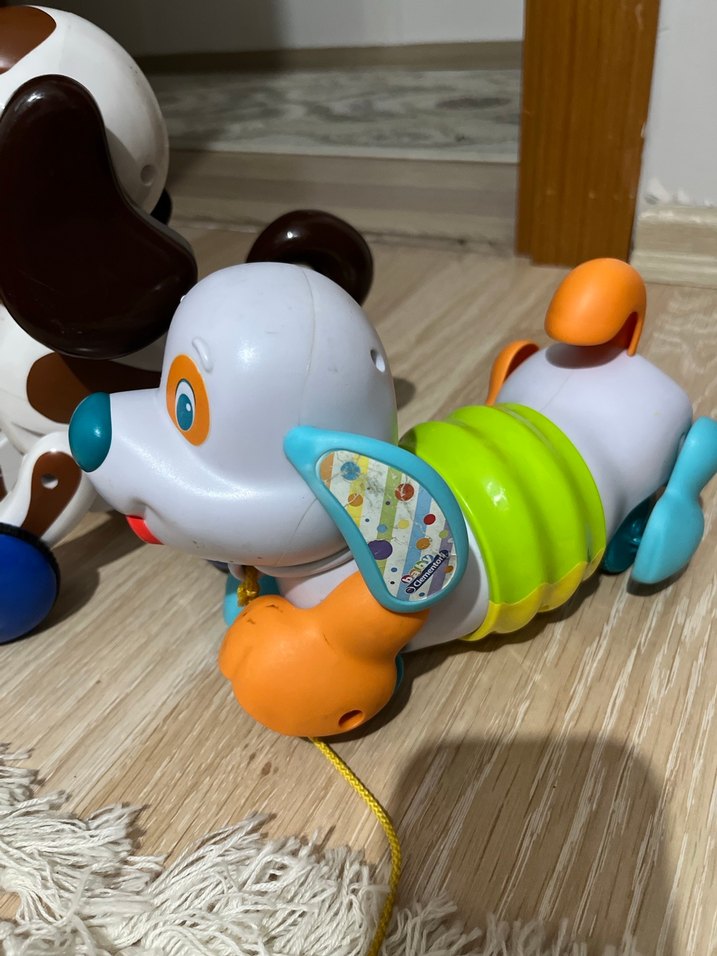 Renkli Çek-Çek Köpek Oyuncakları - Görsel 3