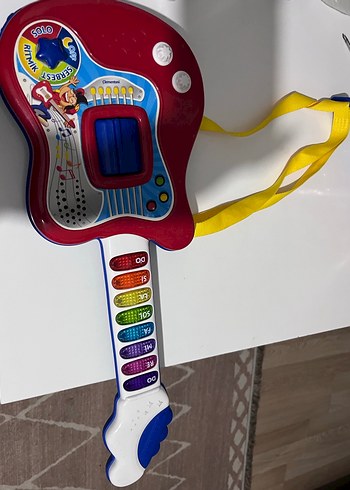 Renkli Çocuk Müzik Oyuncağı Gitar - Görsel 2