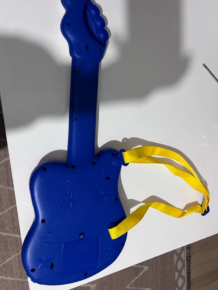 Renkli Çocuk Müzik Oyuncağı Gitar - Görsel 3