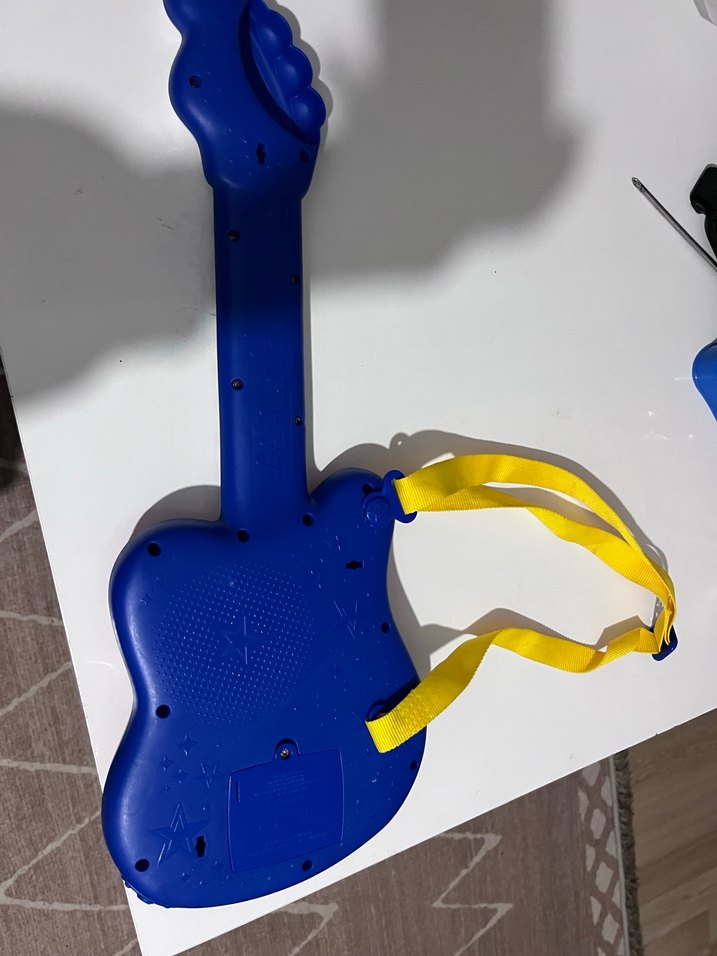 Renkli Çocuk Müzik Oyuncağı Gitar - Görsel 4