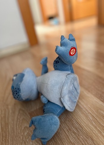 Gri Peluş Oyuncak Dinozor - Görsel 4