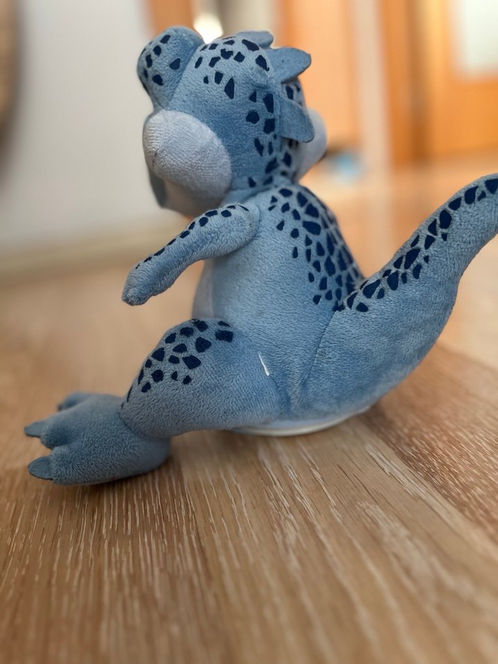 Gri Peluş Oyuncak Dinozor - Görsel 2