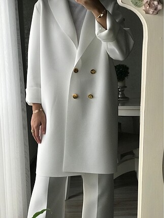 İnce scuba blazer ceket