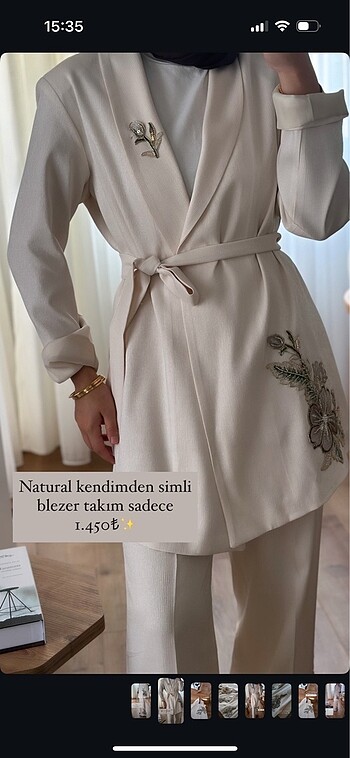 ETNİK AKSESUAR TASARIM BLAZER TAKIM