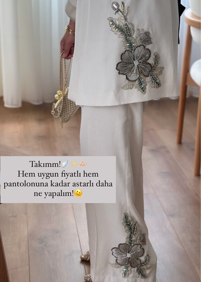 ETNİK AKSESUAR TASARIM BLAZER TAKIM - Görsel 2