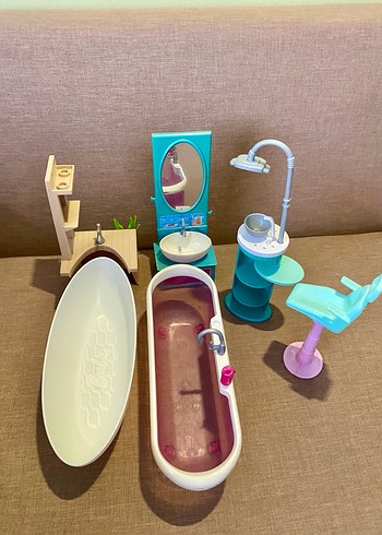 #Barbie banyo seti ve dişci seti toplam fiyattır - Görsel 3