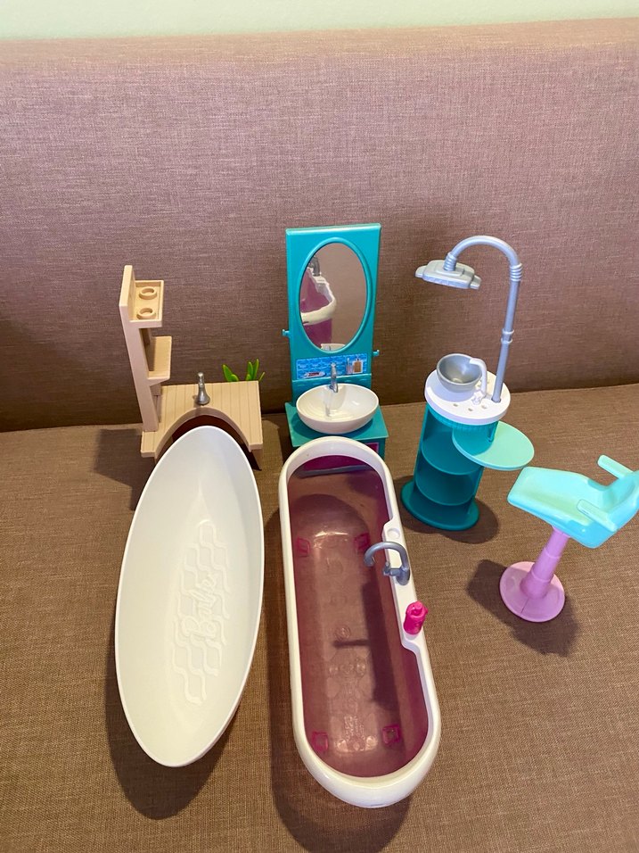 #Barbie banyo seti ve dişci seti toplam fiyattır - Görsel 2