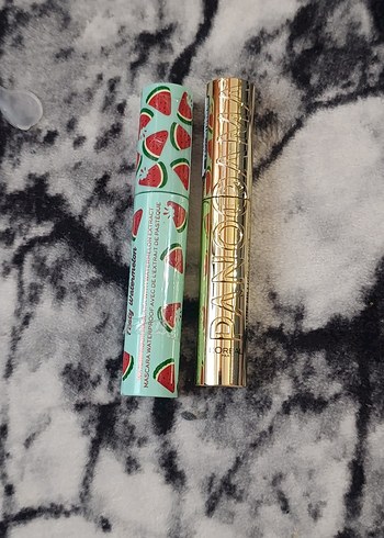 Altın Parlak Maskara Seti - Görsel 3