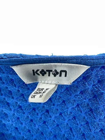 38 Beden mavi Renk Koton Bluz %70 İndirimli.