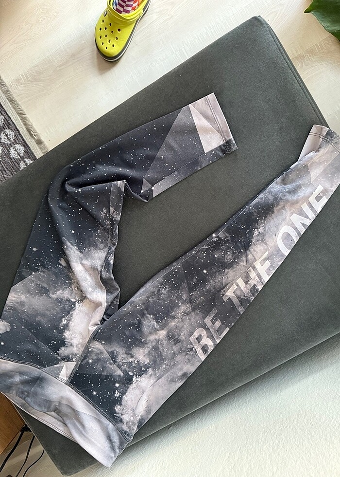 lcw s beden desenli ikili tayt - Görsel 3