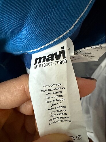 s Beden Mavi pantolon