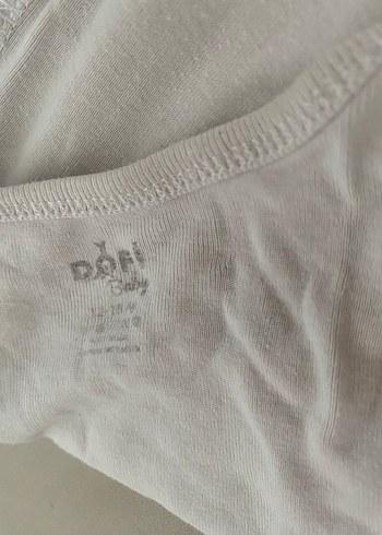 Beyaz Çocuk Atlet Body Seti - Görsel 2