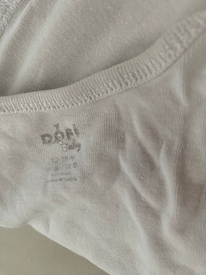 Beyaz Çocuk Atlet Body Seti - Görsel 2