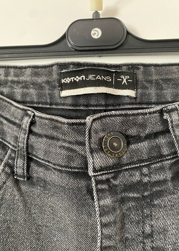 33 Beden Gri Erkek Denim Pantolon Regular Fit