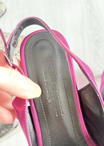 Parlak Pembe Kadın Stiletto Topuklu Ayakkabı - Görsel 3