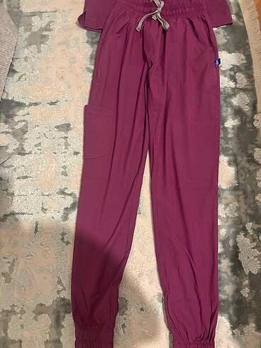 xs Beden mor Renk Hemşire üniforması