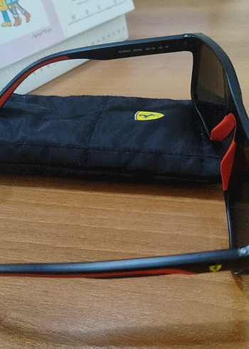 Erkek  siyah Kırmızı Minimalist Gözlük - Görsel 5