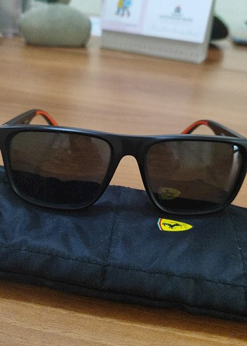 Erkek  siyah Kırmızı Minimalist Gözlük - Görsel 8