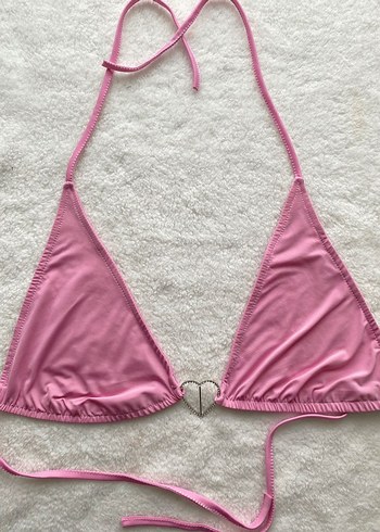 Pembe Zincir Detaylı Göğüs Aksesuarı - Görsel 2