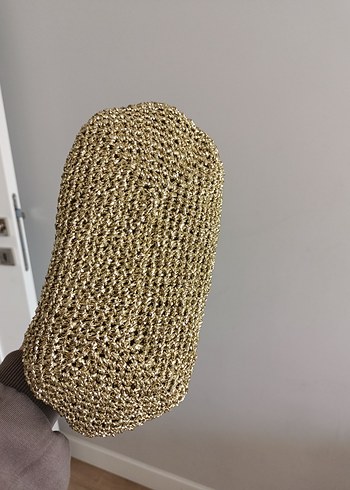  Beden Metalik ip burslu canta