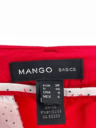 38 Beden kırmızı Renk Mango Düz Kesim %70 İndirimli.