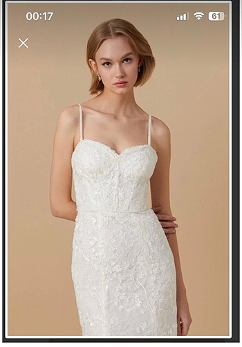 Oleg cassini gelinlik - Görsel 5