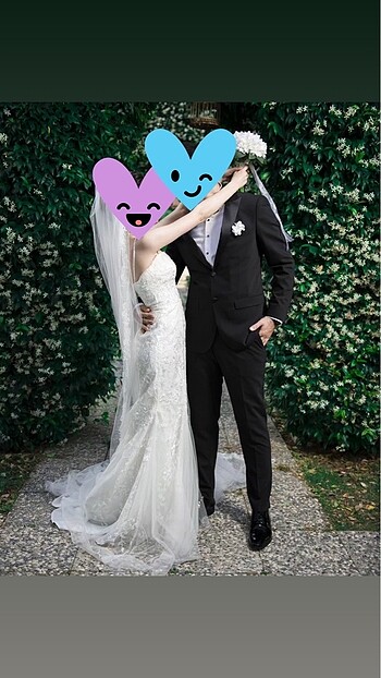 34 Beden beyaz Renk Oleg cassini gelinlik