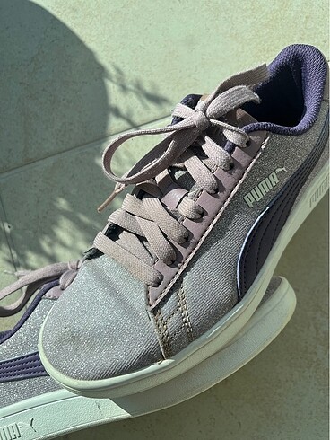 36 Beden mor Renk Simli lila renk Puma spor ayakkabı