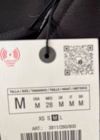 Zara Siyah Fermuarlı Kadın Ceket - Görsel 5