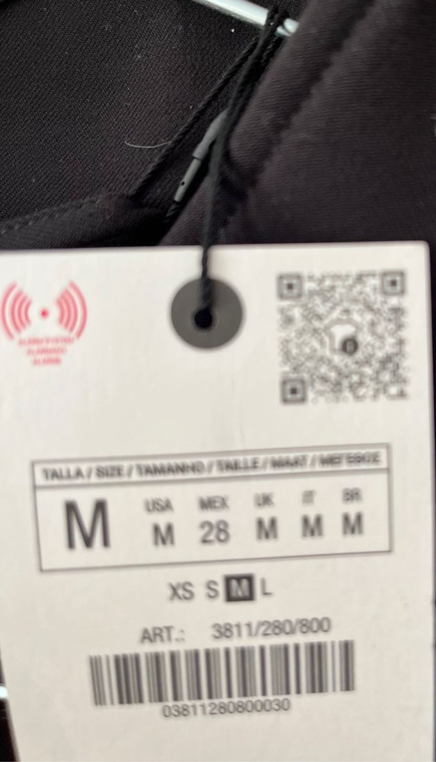 Zara Siyah Fermuarlı Kadın Ceket - Görsel 5