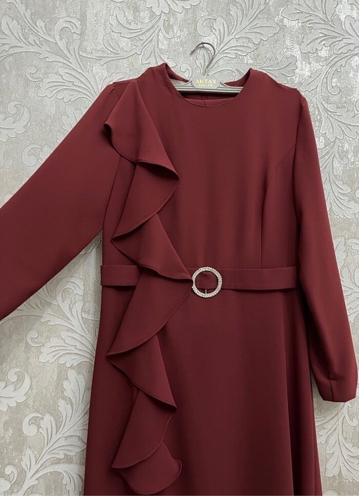 Kiremit Tesettür abiye takım - Görsel 2