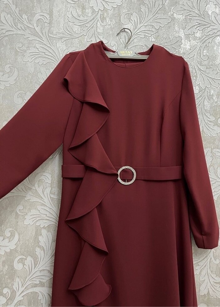 Kiremit Tesettür abiye takım - Görsel 4