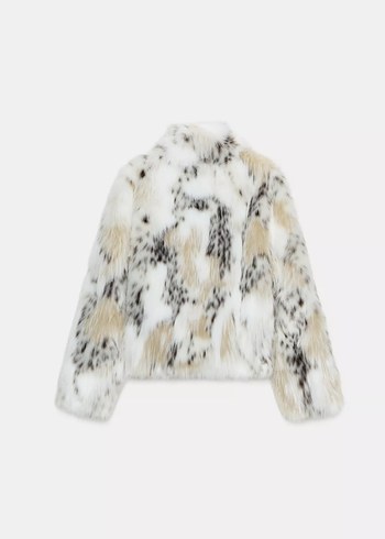 Zara  Kürk Ceket - Görsel 7